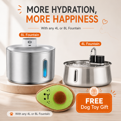 Fountivo Wireless Dog Water Fountain 8L